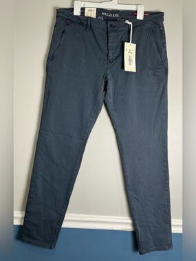 MAC JEANS Men's Dark Navy Chino Pants